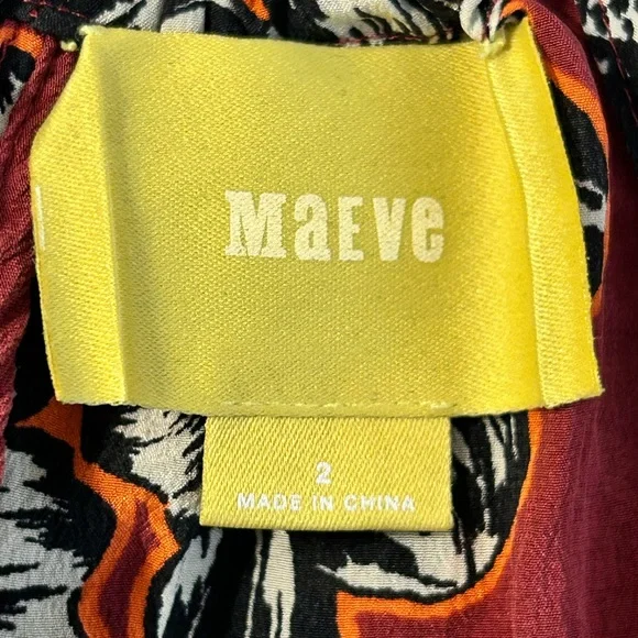 Maeve‎ By Anthropologie Zebella Silk Floral Tank Top Size 2 - Picture 5 of 8